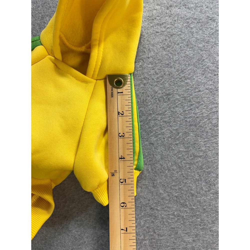 Adidog Pet Hoodie Yellow Green Stripes Graphic Dog Sweatshirt Med ** 2 Shirts ** - Picture 5 of 11